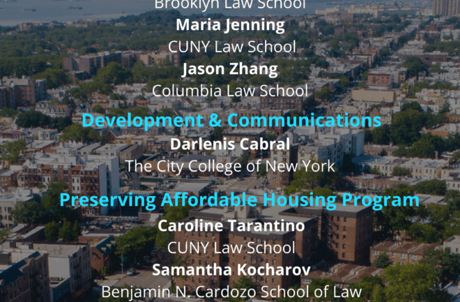 Thank you to our summer interns!