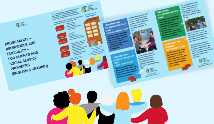 Image representation of Program Kit – Services and Eligibility – for Clients and Service Providers (English and Spanish)