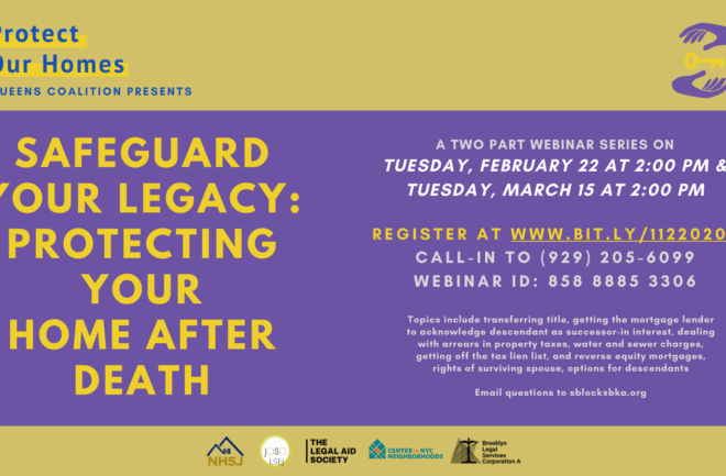 Protecting Your Home After Death – Part I