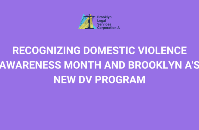 Domestic Violence Awareness Month and Our New DV Program