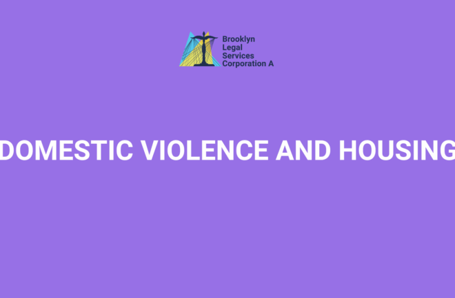 Domestic Violence and Housing