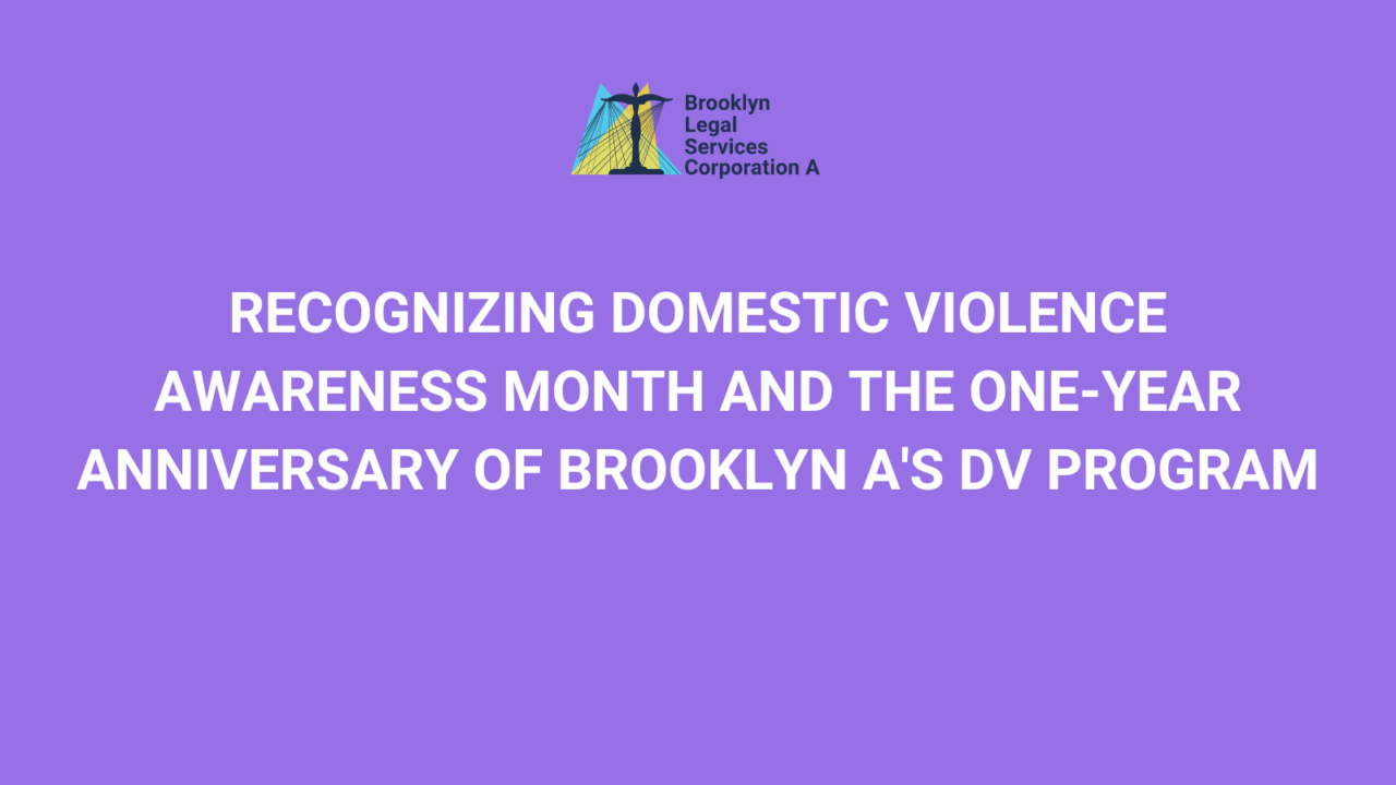 Image representation of Domestic Violence Awareness Month and Our DV Program's Anniversary