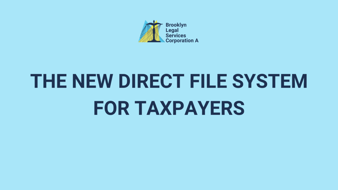 Image representation of The New Direct File System for Taxpayers
