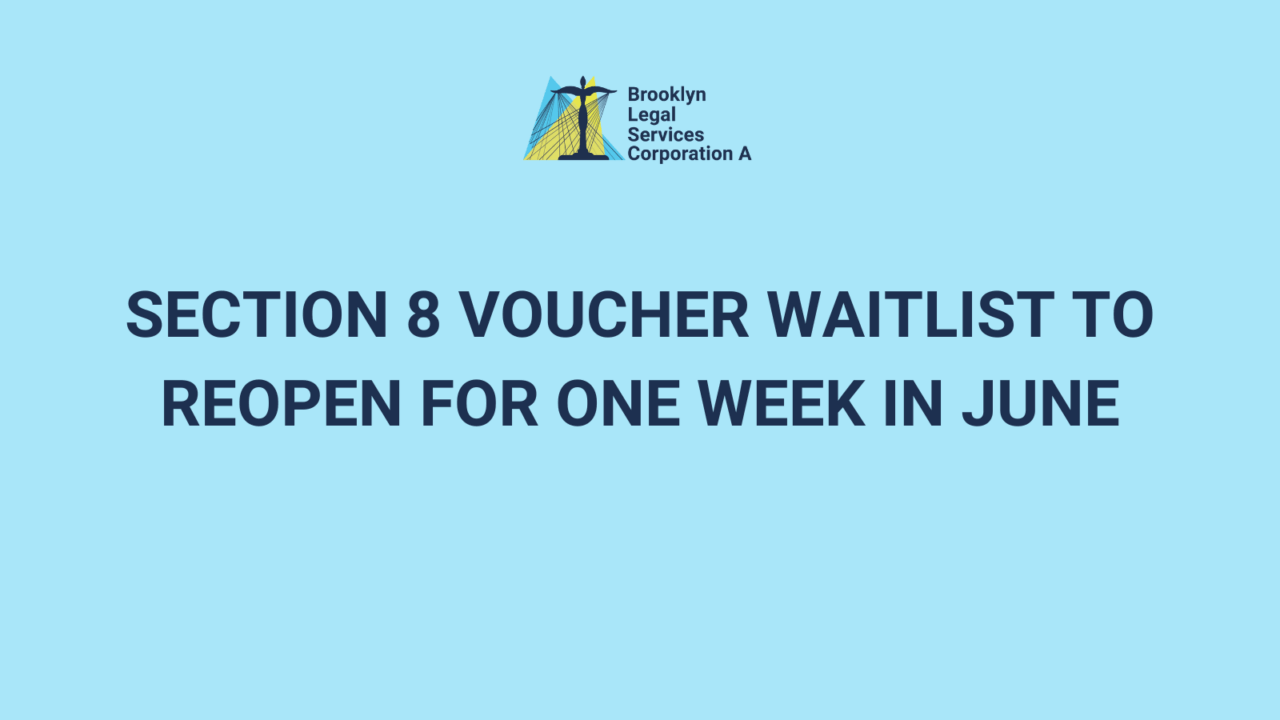 Image representation of Section 8 Voucher Waitlist to Reopen for One Week in June