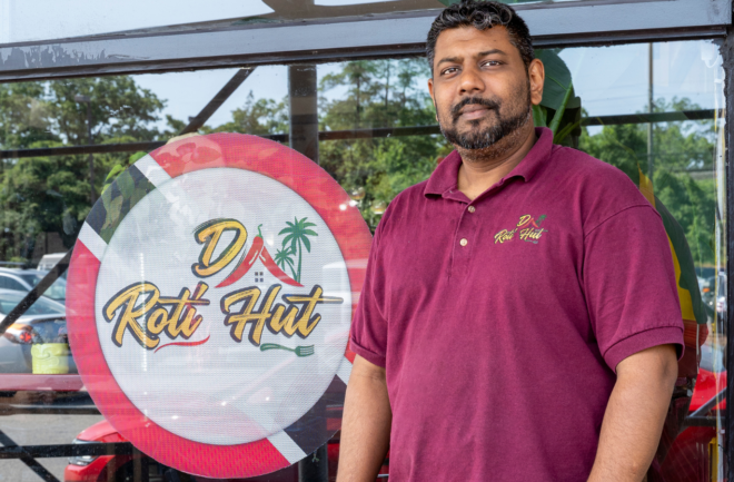 Catching Up with Clients: D Roti Hut
