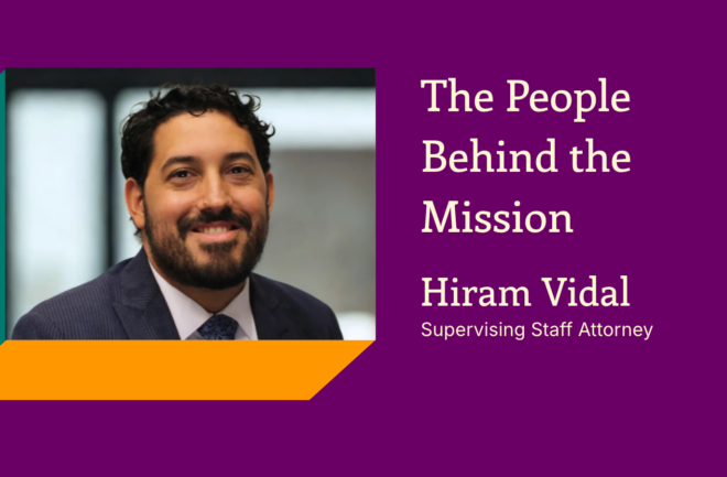 The People Behind the Mission: Hiram Vidal